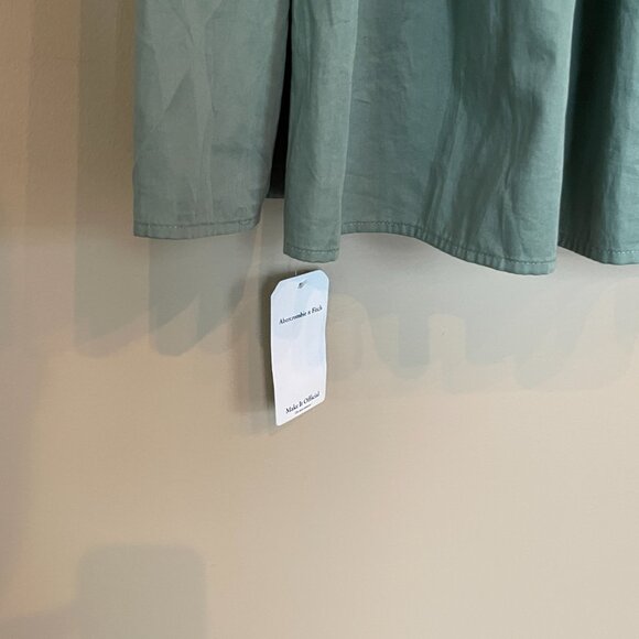 Abercrombie & Fitch Tie-Strap Tiered Maxi Dress  sz L - Picture 5 of 6